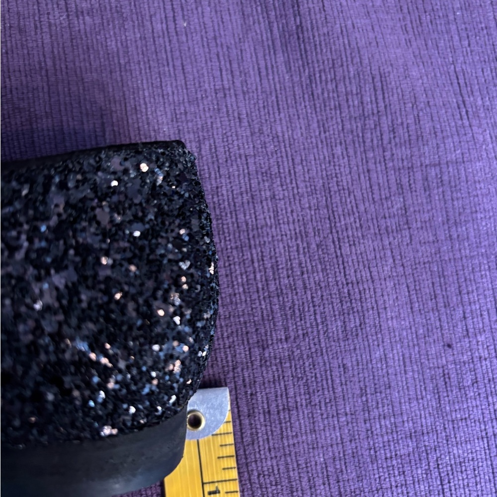 Kelly & Katie Black Glitter Flats with Pointed Toe Size 7.5 NWOT‎ - Picture 13 of 13
